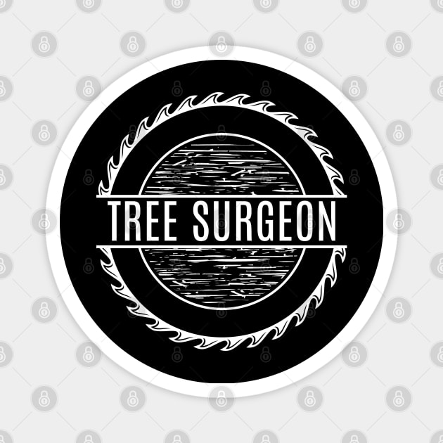 Tree Surgeon & Arborist - Chainsaw Design Magnet by WaBastian